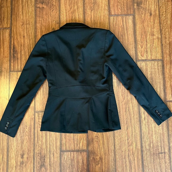Reitmans Women's Classic Black Stretch Blazer - size 4 - Picture 2 of 5